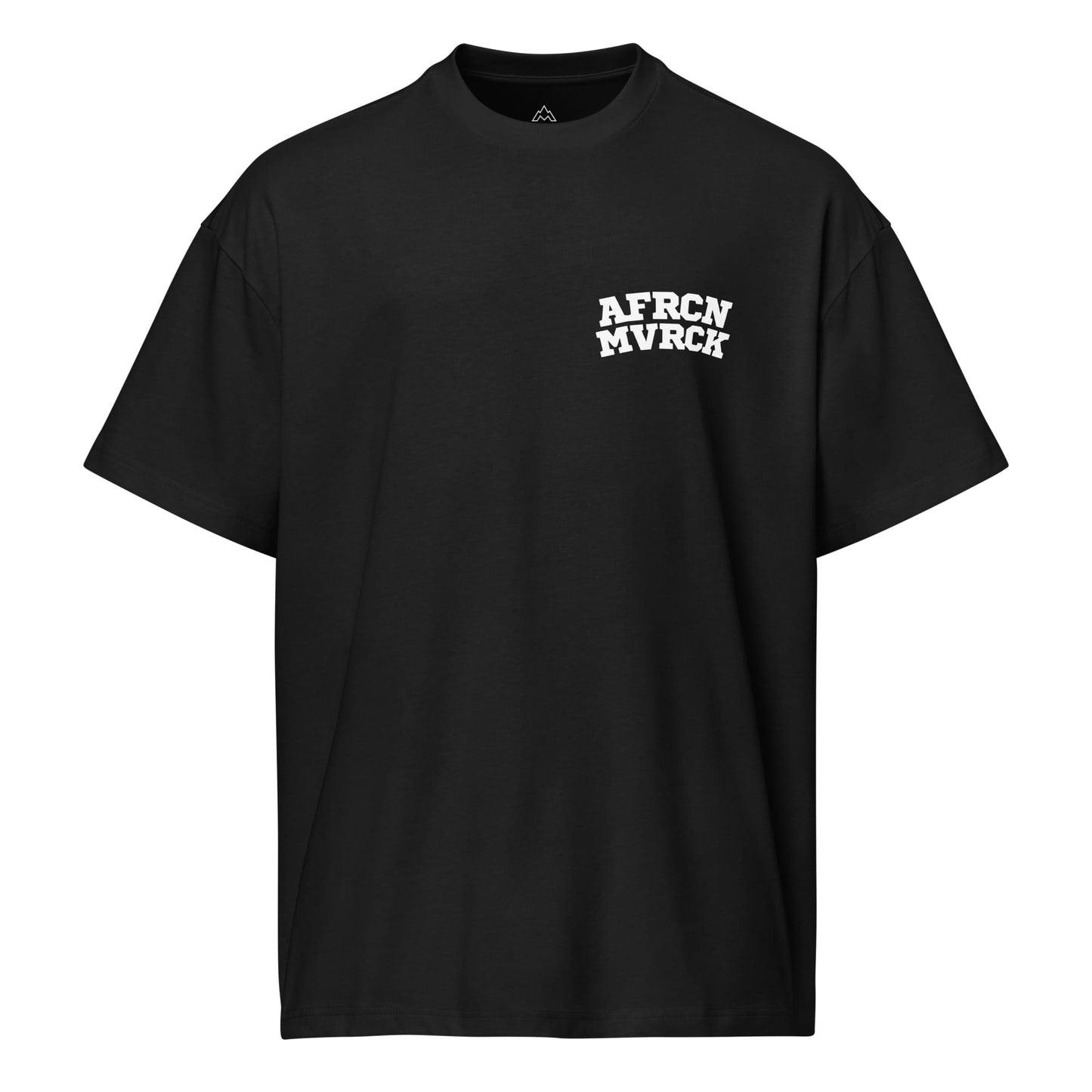 AFRCN MVRCK Monochrome Premium Box Tee - Black 2