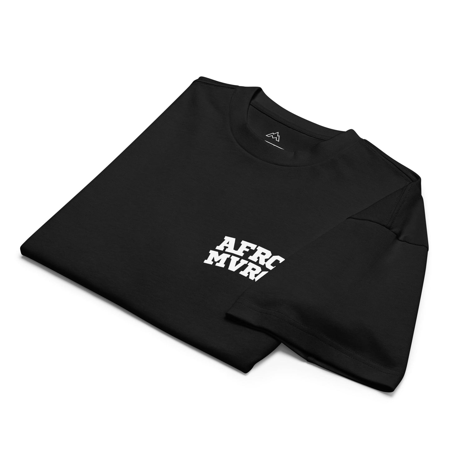 AFRCN MVRCK Monochrome Premium Box Tee - Black 3