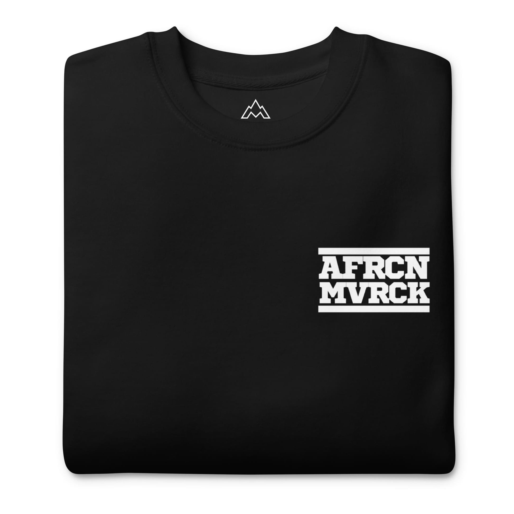 AFRCN MVRCK Premium Sweatshirt - Black & White 2