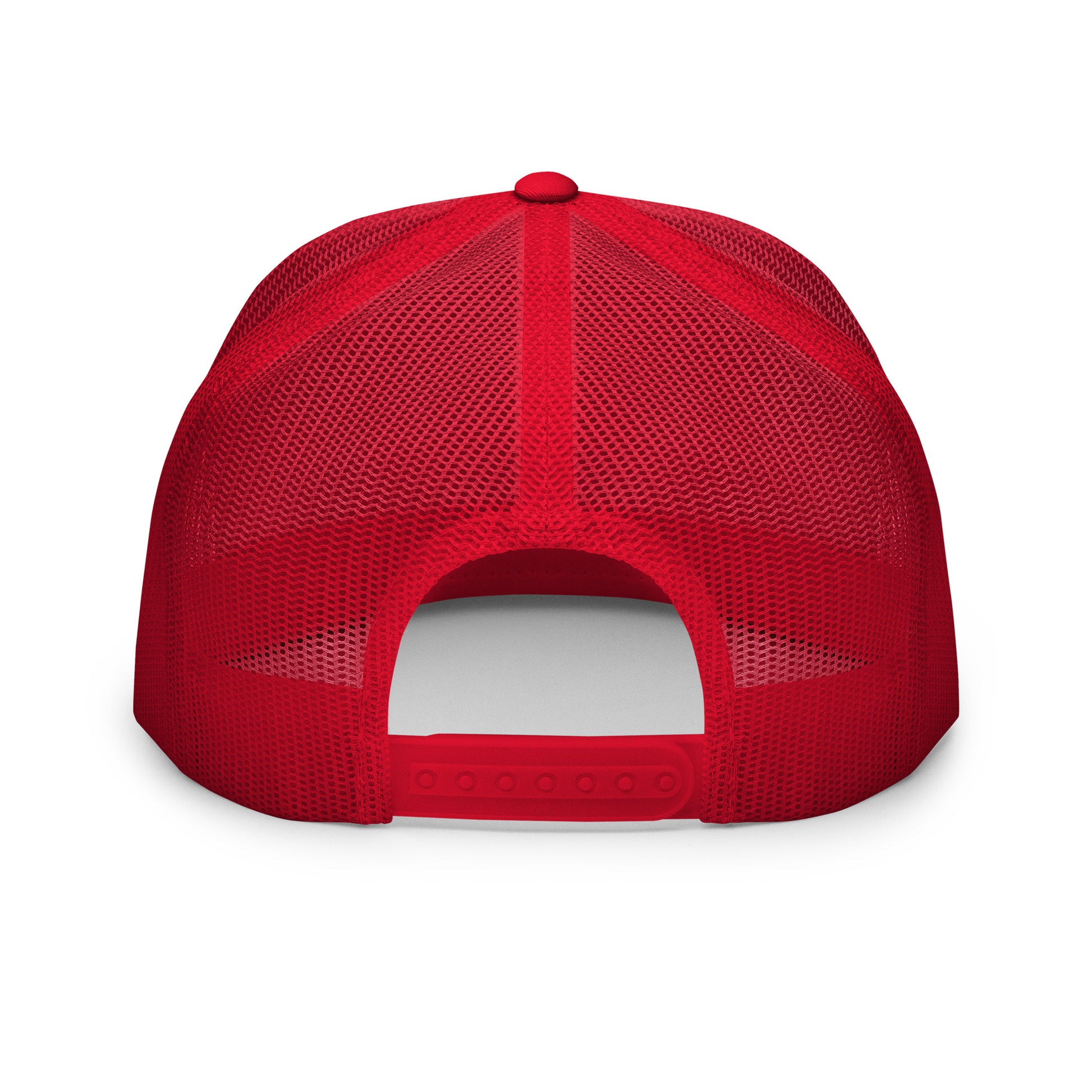 AFRCN MVRCK Trucker Hat - White & Fire Red 3