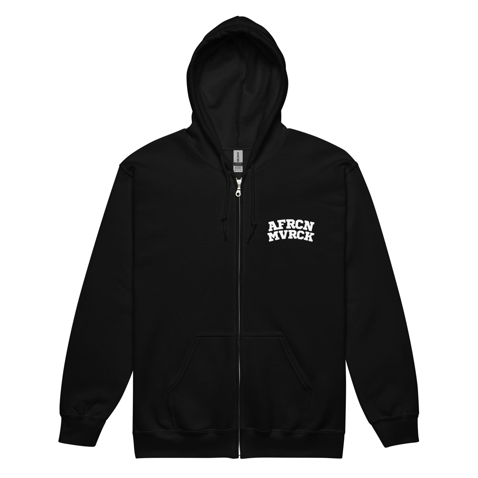 AFRCN MVRCK Zip Hoodie - Black & White