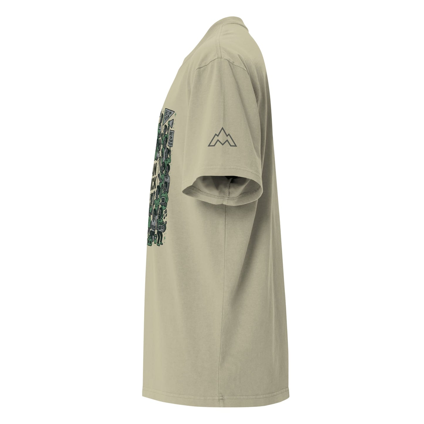 African Maverick Block‑Party Tee - Green 4