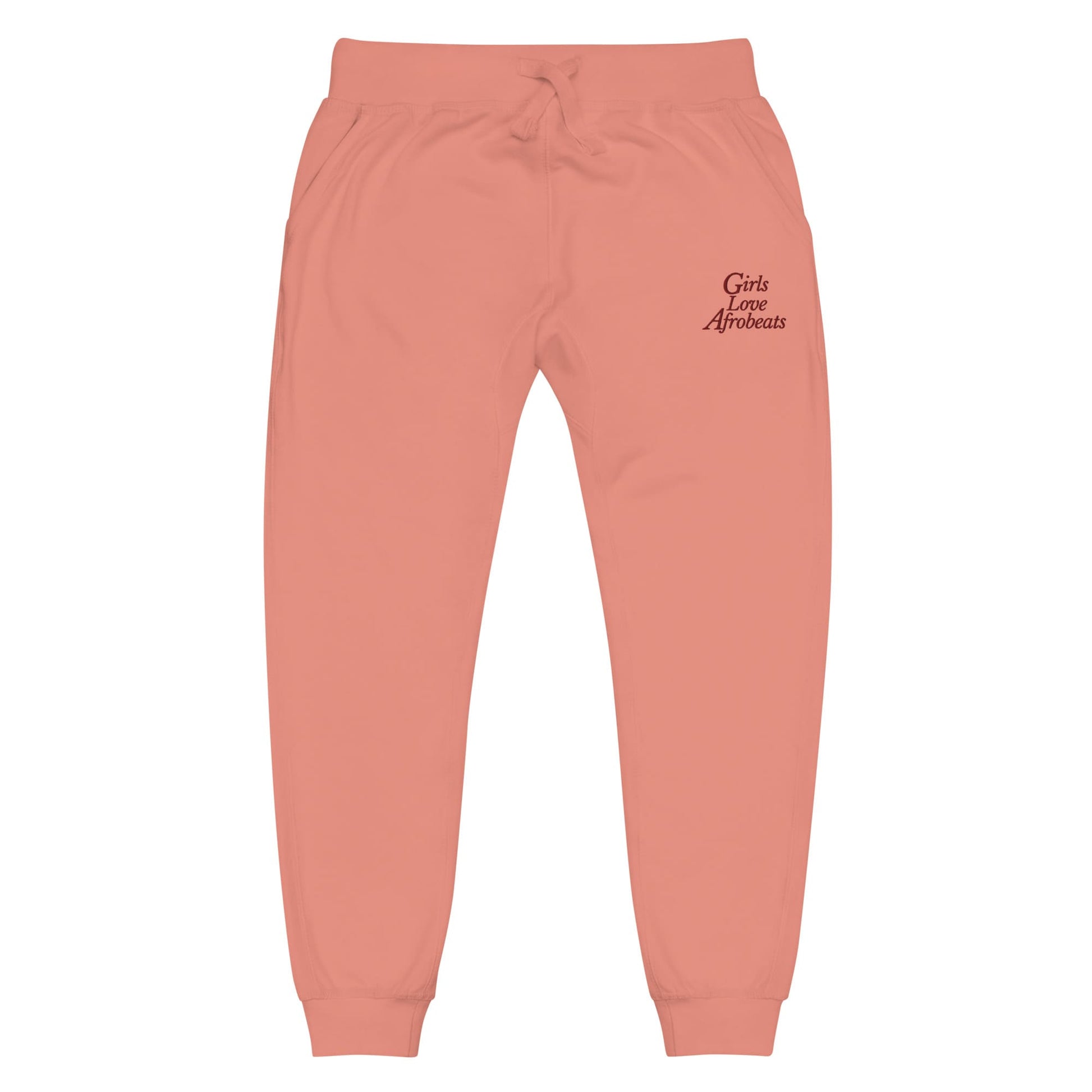Girls Love Afrobeats Unisex Fleece Sweatpants - Desert Rose