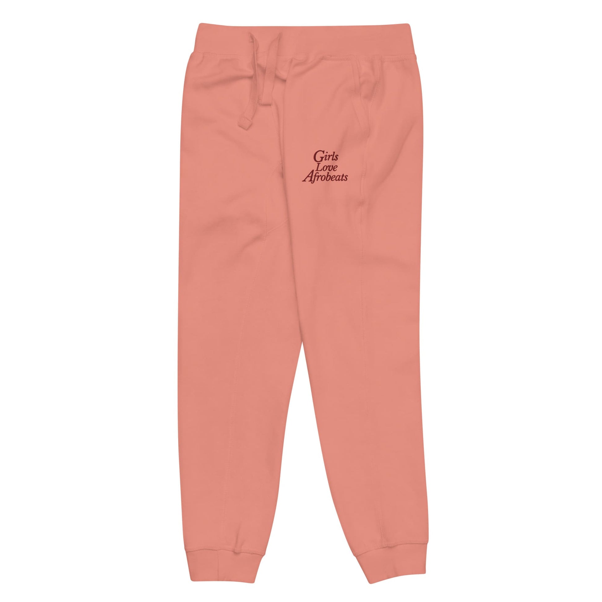 Girls Love Afrobeats Unisex Fleece Sweatpants - Desert Rose