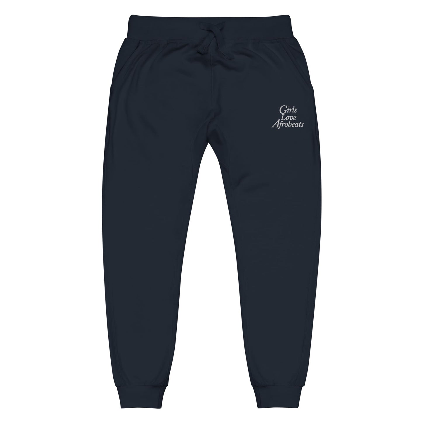 Girls Love Afrobeats Unisex Fleece Sweatpants - Midnight Navy