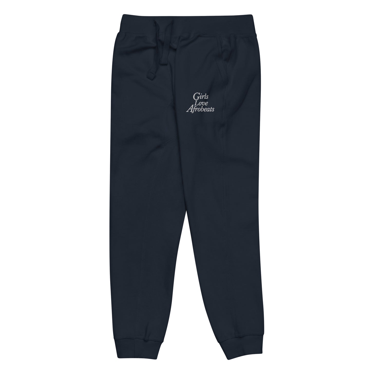 Girls Love Afrobeats Unisex Fleece Sweatpants - Midnight Navy