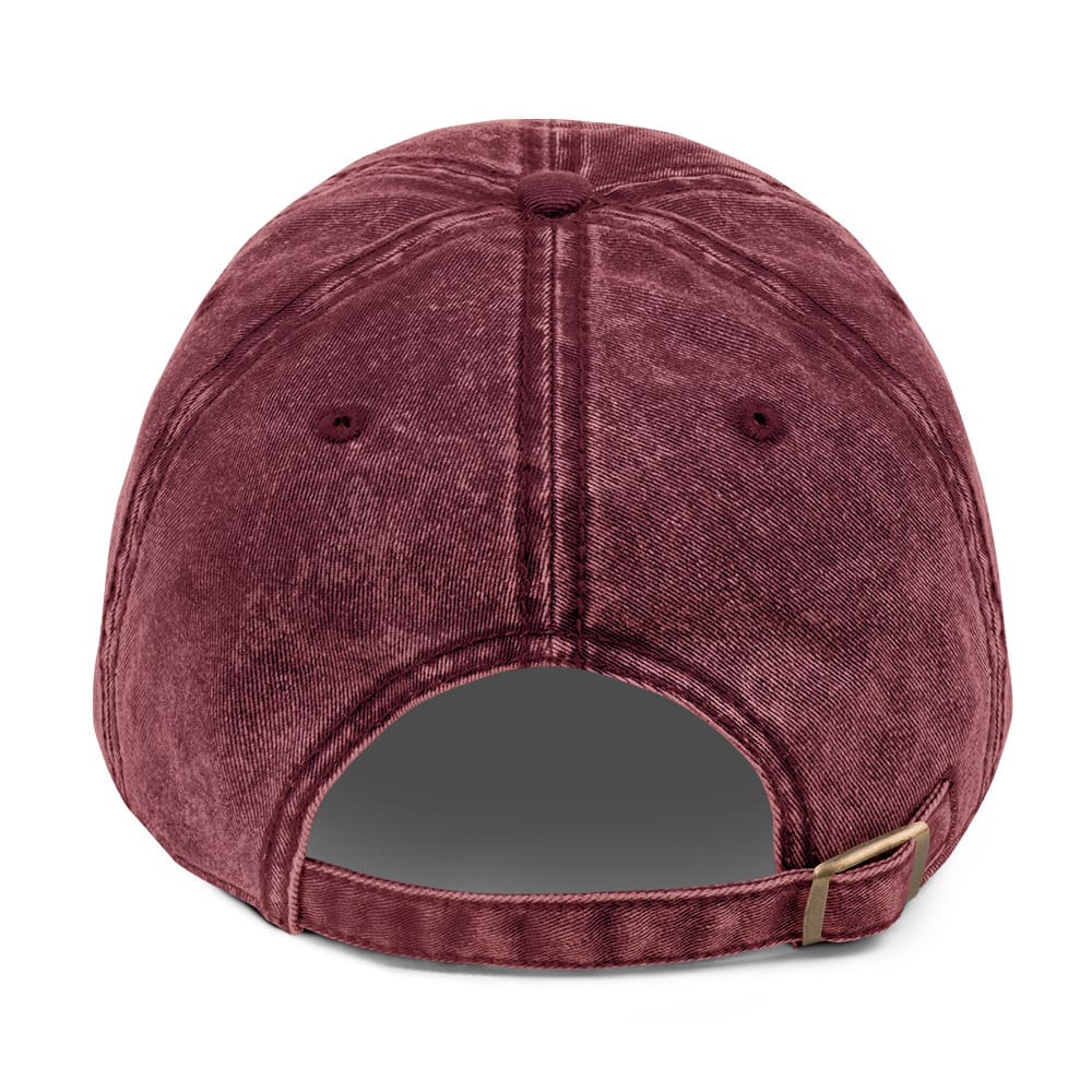 Girls Love Afrobeats Vintage Twill Cap - Wine