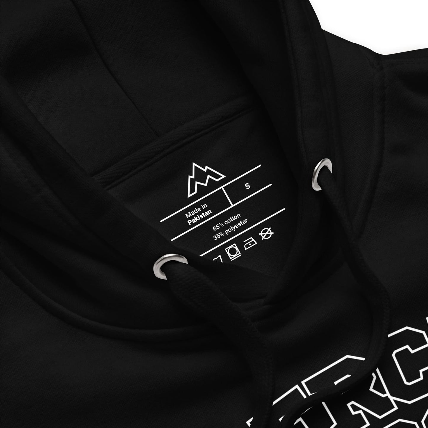 Hollow AFRCN MVRCK Hoodie - Black & White 2