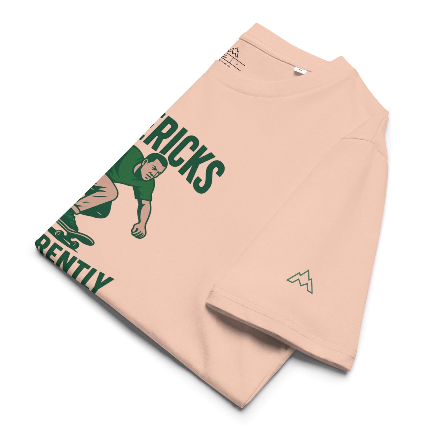 Mavericks Move Differently Heavyweight Tee – Beige × Green 3