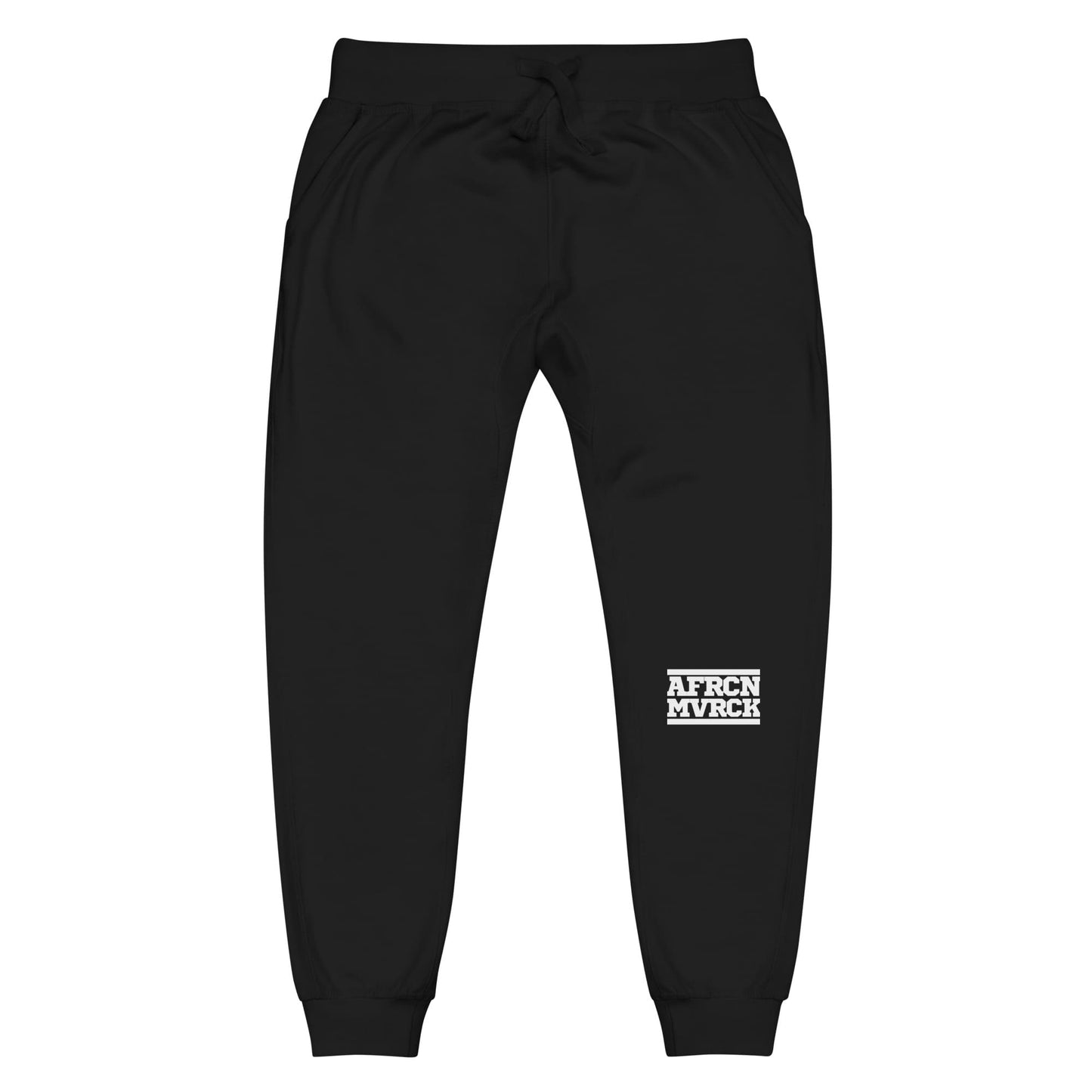 AFRCN MVRCK Fleece Sweatpants - Black & White