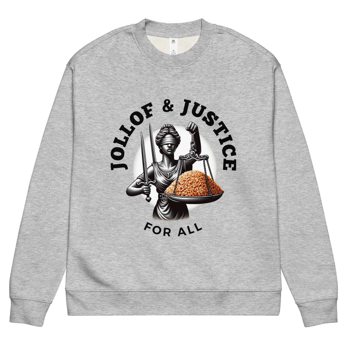 Jollof & Justice For All Crewneck - Yin Colors
