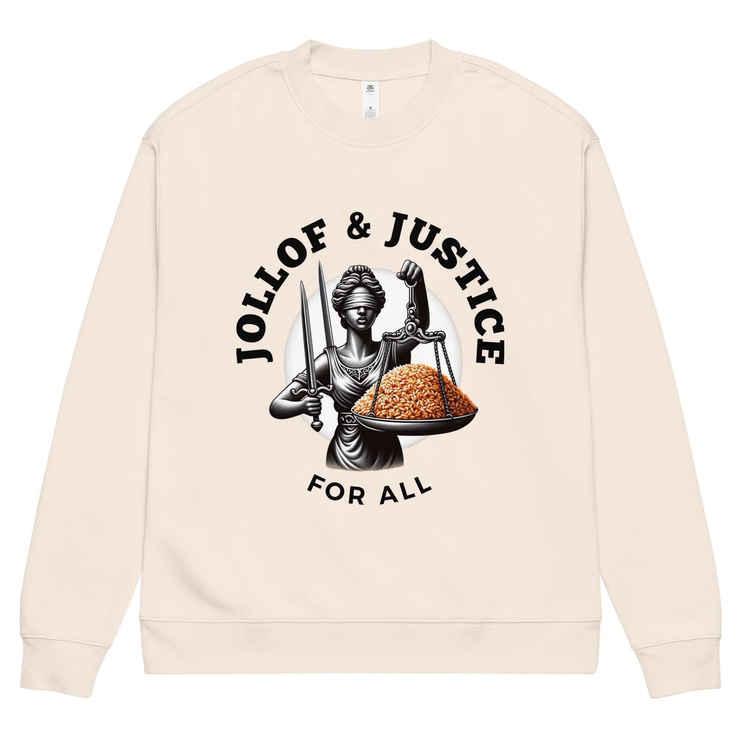 Jollof & Justice For All Crewneck - Yin Colors
